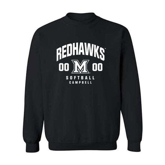 Miami of Ohio - NCAA Softball : Mckenna Campbell - Fashion Shersey Crewneck Sweatshirt-0