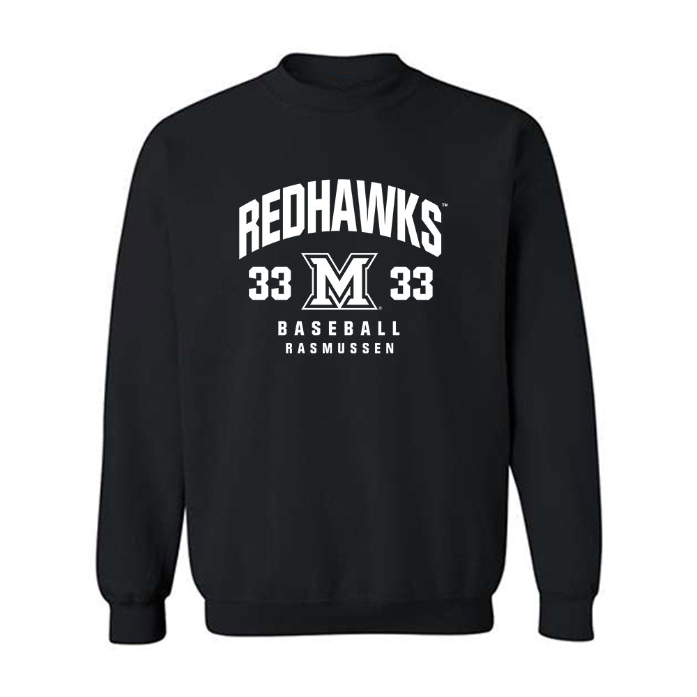 Miami of Ohio - NCAA Baseball : Jamie Rasmussen - Fashion Shersey Crewneck Sweatshirt-0