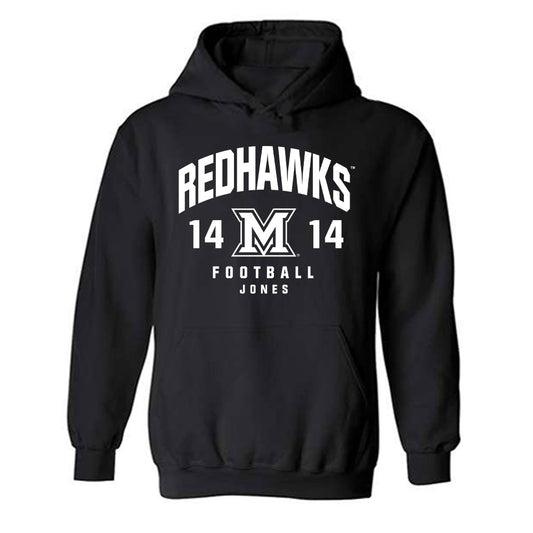 Miami of Ohio - NCAA Football : D'Shawntae Jones - Fashion Shersey Hooded Sweatshirt-0