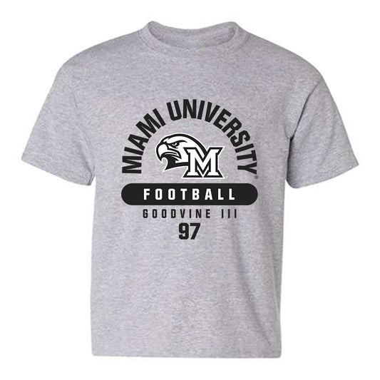 Miami of Ohio - NCAA Football : William Goodvine III - Classic Fashion Shersey Youth T-Shirt-0