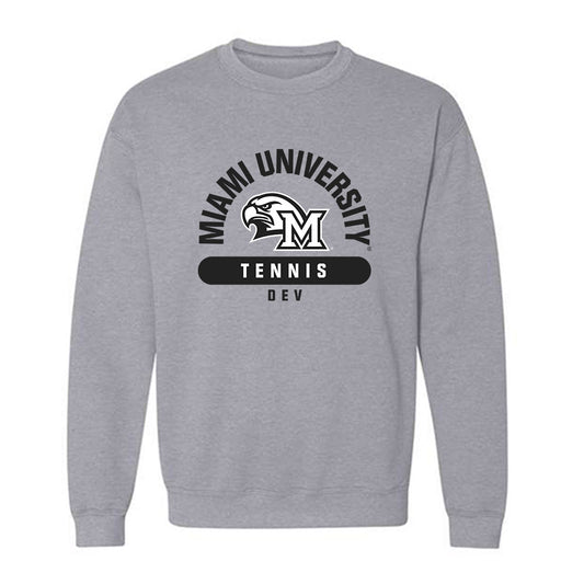 Miami of Ohio - NCAA Women's Tennis : Sarah Dev - Classic Fashion Shersey Crewneck Sweatshirt-0