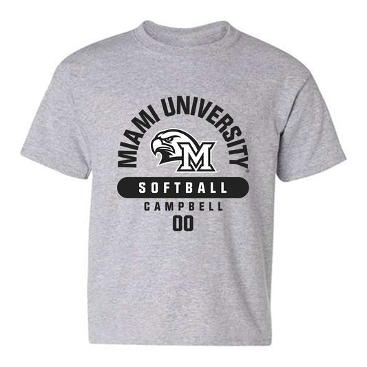Miami of Ohio - NCAA Softball : Mckenna Campbell - Classic Fashion Shersey Youth T-Shirt-0