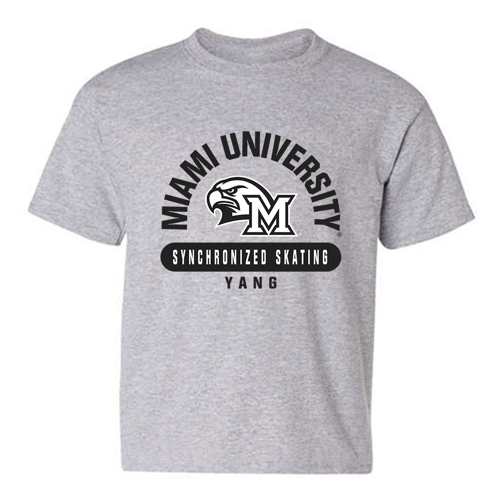 Miami of Ohio - NCAA Women's Synchronized Skating : Hannah Yang - Classic Fashion Shersey Youth T-Shirt-0