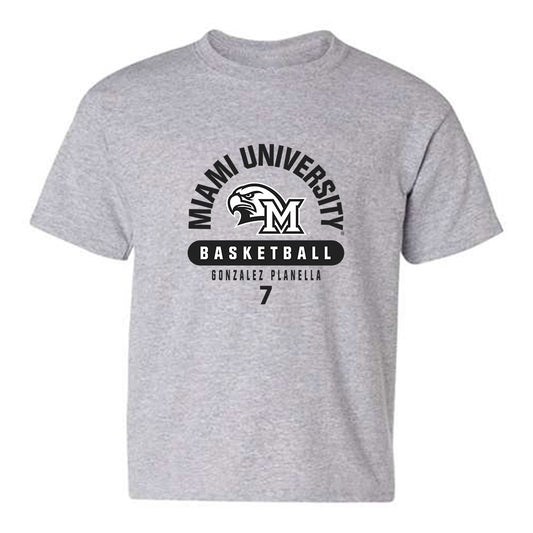 Miami of Ohio - Women's Basketball Alumni : Clara Gonzalez Planella - Classic Fashion Shersey Youth T-Shirt-0