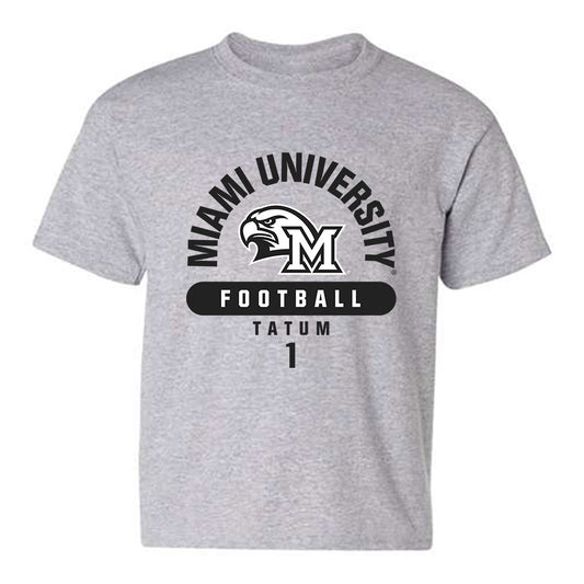 Miami of Ohio - NCAA Football : Dillon Tatum - Classic Fashion Shersey Youth T-Shirt-0