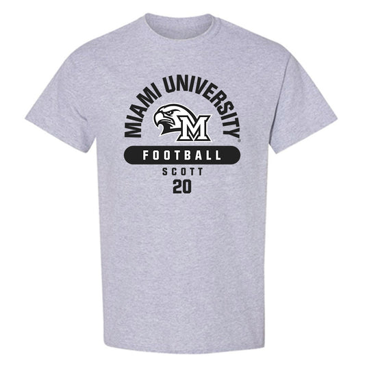 Miami of Ohio - NCAA Football : Zhaiylen Scott - Classic Fashion Shersey T-Shirt-0