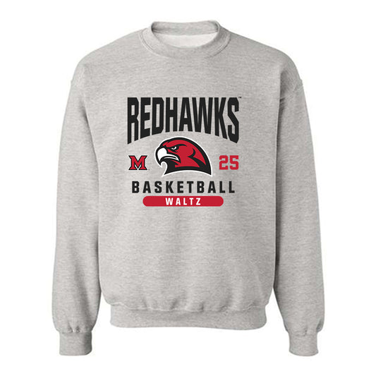 Miami of Ohio - NCAA Men's Basketball : Kyle Waltz - Classic Fashion Shersey Crewneck Sweatshirt-0