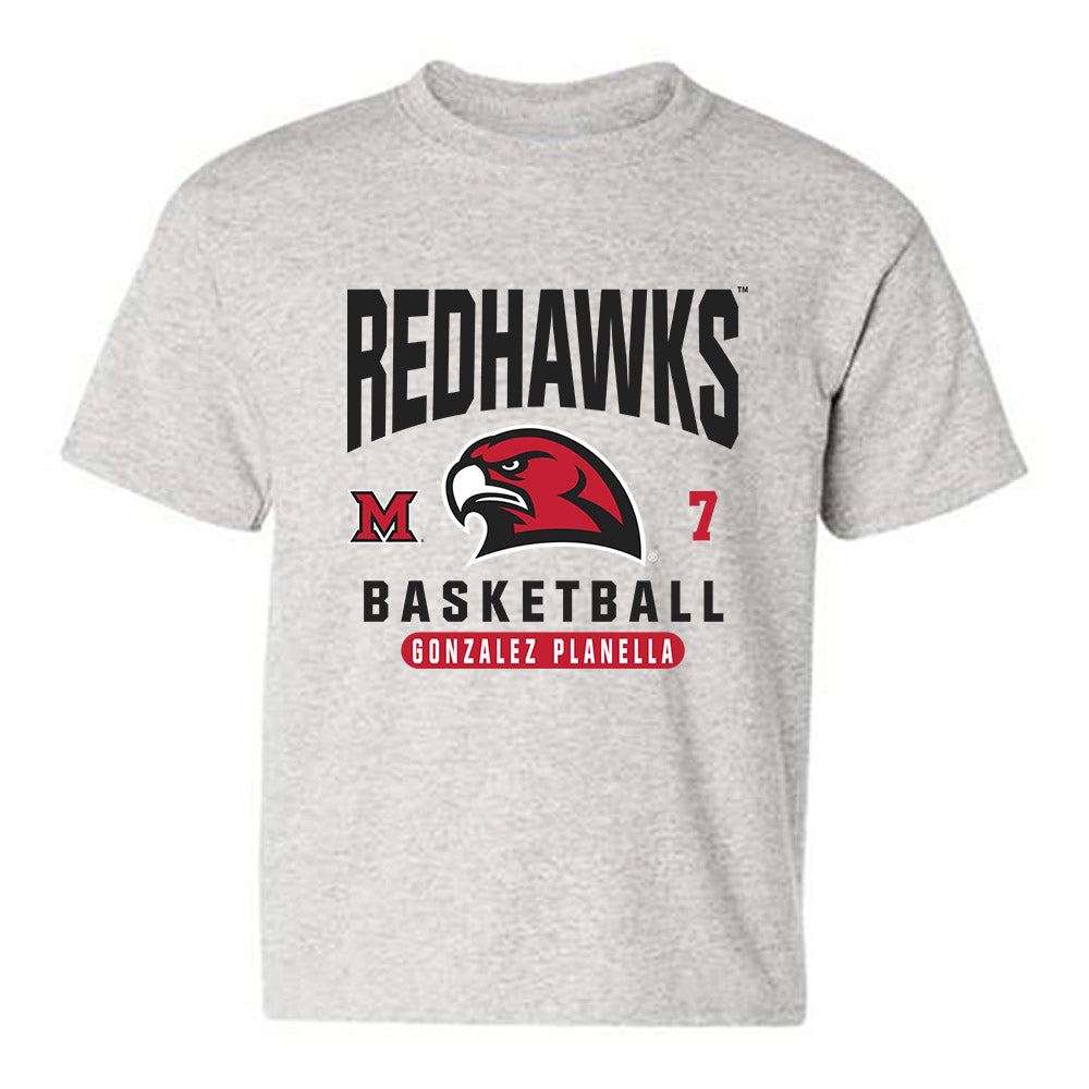 Miami of Ohio - NCAA Women's Basketball : Clara Gonzalez Planella - Classic Fashion Shersey Youth T-Shirt-0