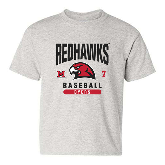 Miami of Ohio - Baseball Alumni : Carson Byers - Classic Fashion Shersey Youth T-Shirt-0
