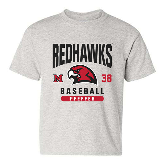 Miami of Ohio - NCAA Baseball : Kaden Pfeffer - Classic Fashion Shersey Youth T-Shirt-0