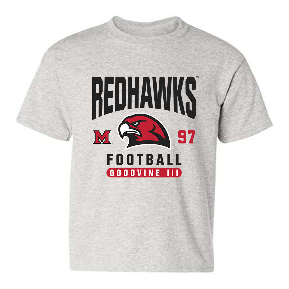 Miami of Ohio - NCAA Football : William Goodvine III - Classic Fashion Shersey Youth T-Shirt-0