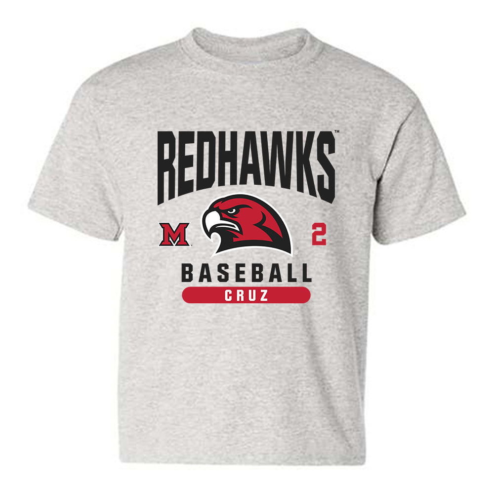 Miami of Ohio - NCAA Baseball : Diego Cruz - Classic Fashion Shersey Youth T-Shirt-0