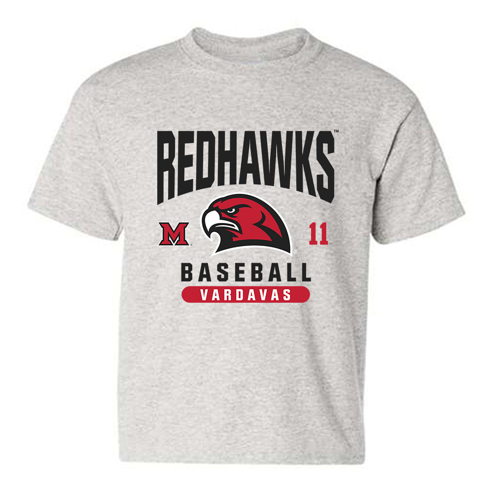 Miami of Ohio - NCAA Baseball : Nick Vardavas - Classic Fashion Shersey Youth T-Shirt-0