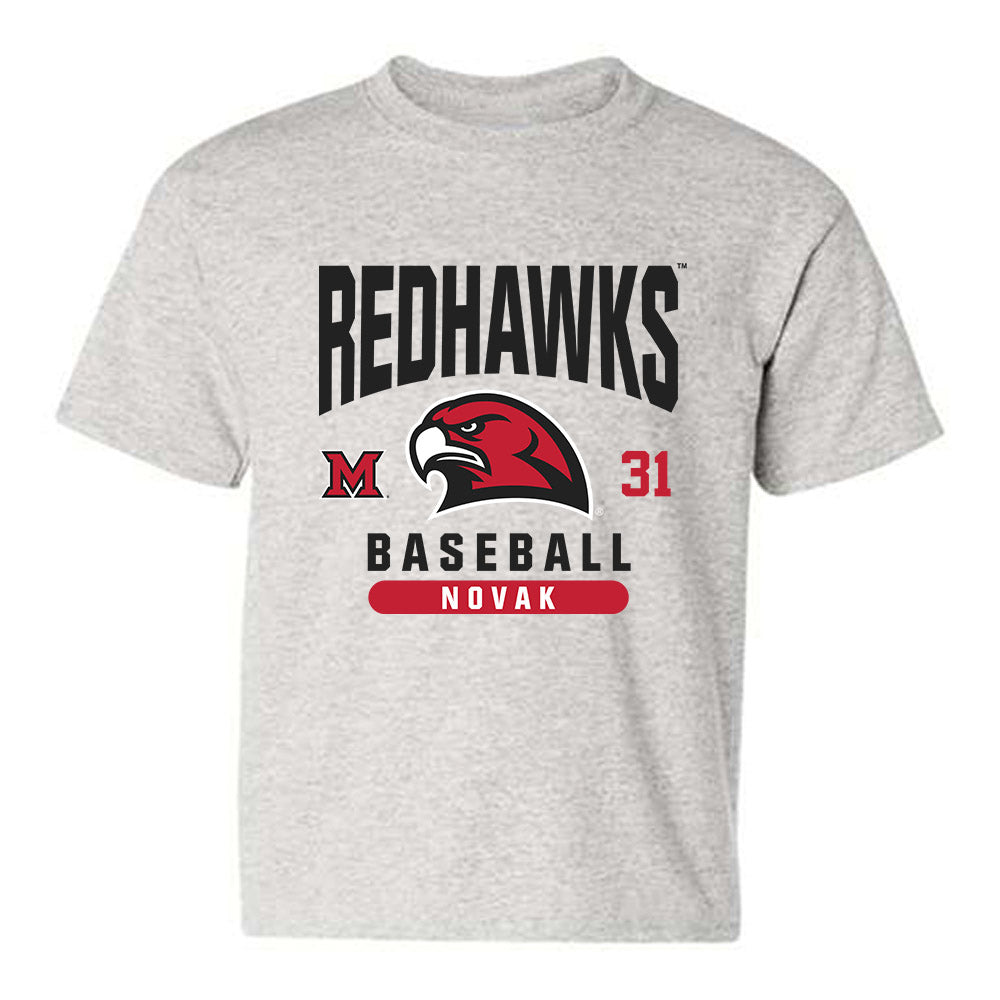 Miami of Ohio - NCAA Baseball : Ryan Novak - Classic Fashion Shersey Youth T-Shirt-0