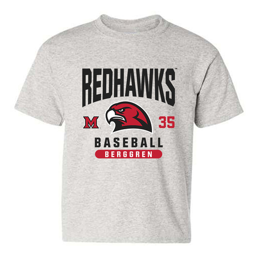 Miami of Ohio - NCAA Baseball : Austin Berggren - Classic Fashion Shersey Youth T-Shirt-0