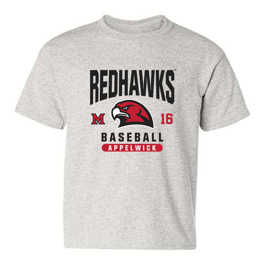 Miami of Ohio - Baseball Alumni : Evan Appelwick - Classic Fashion Shersey Youth T-Shirt-0