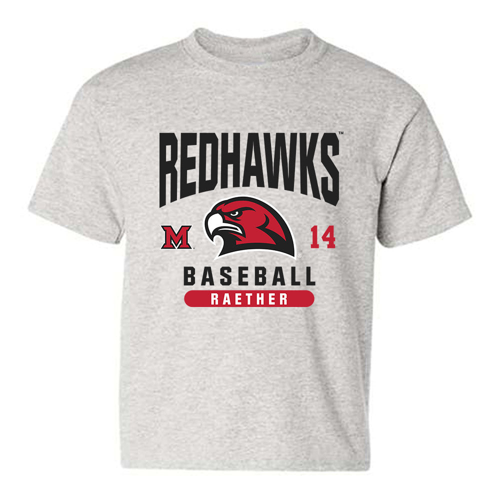 Miami of Ohio - NCAA Baseball : Carson Raether - Classic Fashion Shersey Youth T-Shirt-0