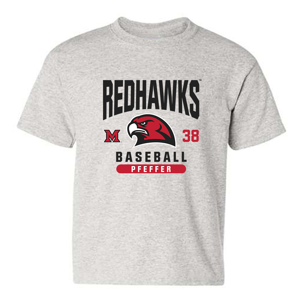 Miami of Ohio - Baseball Alumni : Kaden Pfeffer - Classic Fashion Shersey Youth T-Shirt-0