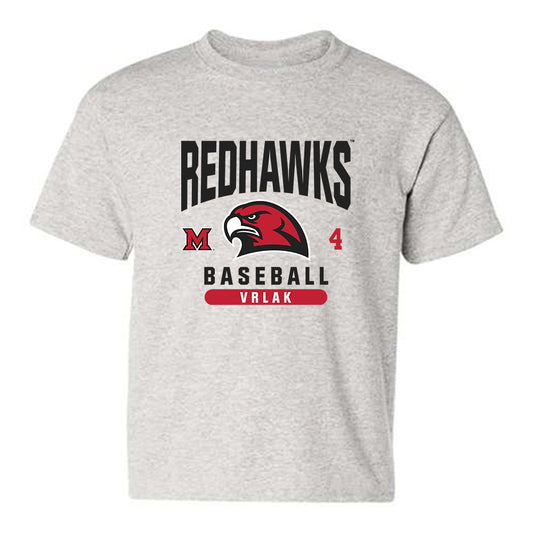 Miami of Ohio - Baseball Alumni : Jake Vrlak - Classic Fashion Shersey Youth T-Shirt-0
