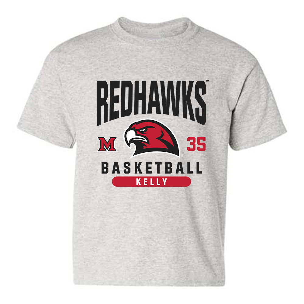 Miami of Ohio - NCAA Men's Basketball : Danny Kelly - Classic Fashion Shersey Youth T-Shirt-0