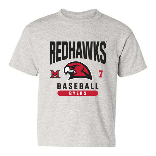 Miami of Ohio - NCAA Baseball : Carson Byers - Classic Fashion Shersey Youth T-Shirt-0