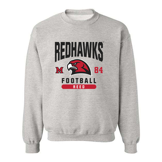 Miami of Ohio - NCAA Football : Tristan Reed - Classic Fashion Shersey Crewneck Sweatshirt-0