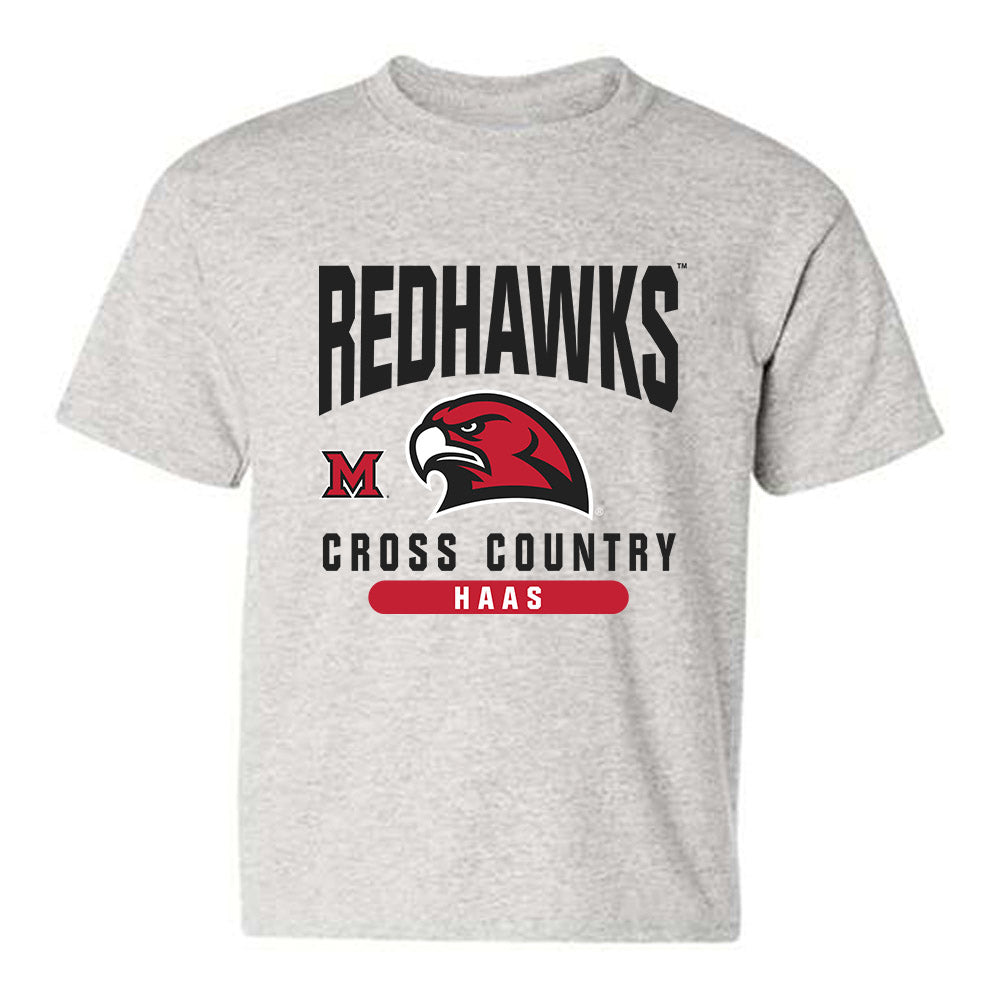 Miami of Ohio - NCAA Men's Cross Country : Brandon Haas - Classic Fashion Shersey Youth T-Shirt-0