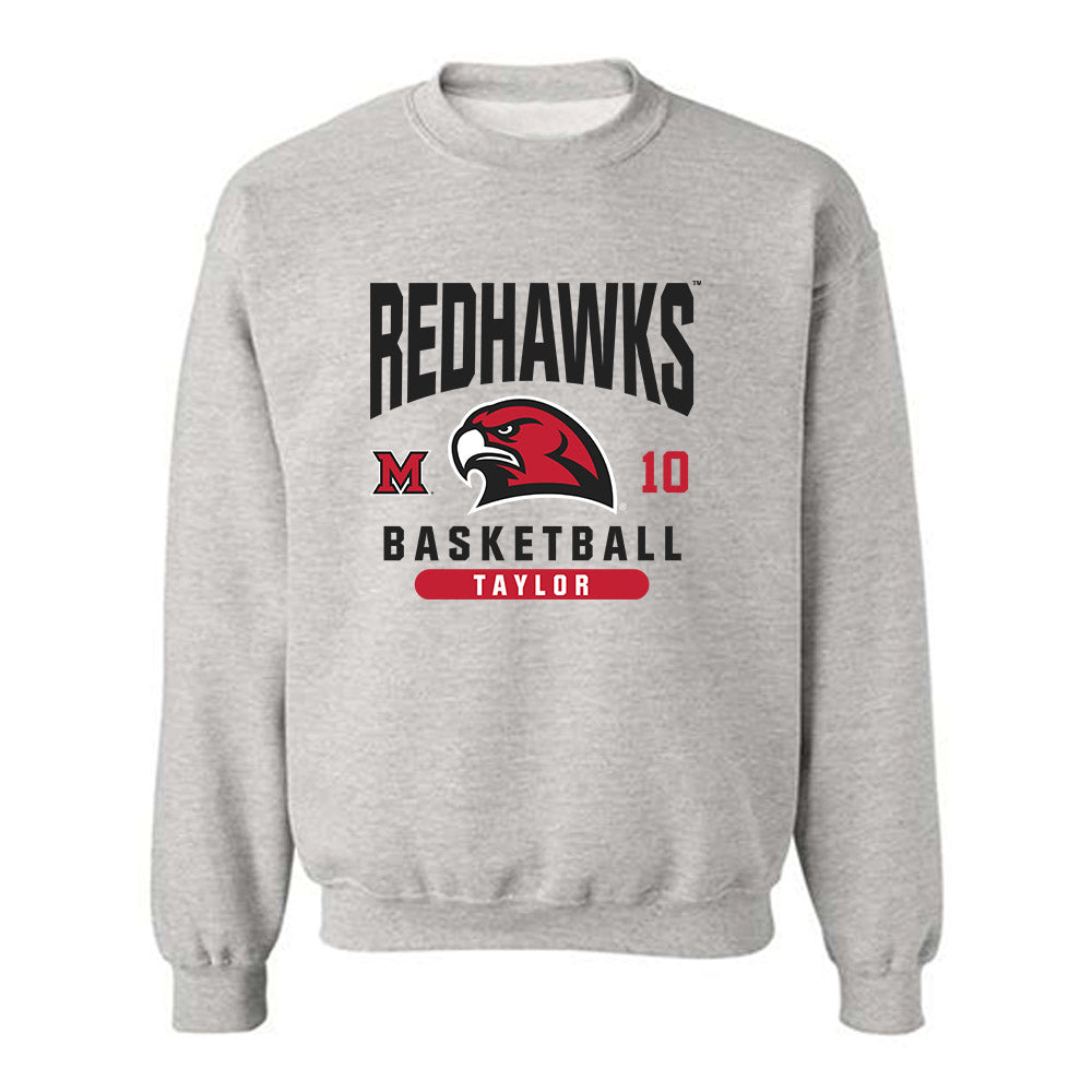 Miami of Ohio - NCAA Women's Basketball : Macie Taylor - Classic Fashion Shersey Crewneck Sweatshirt-0