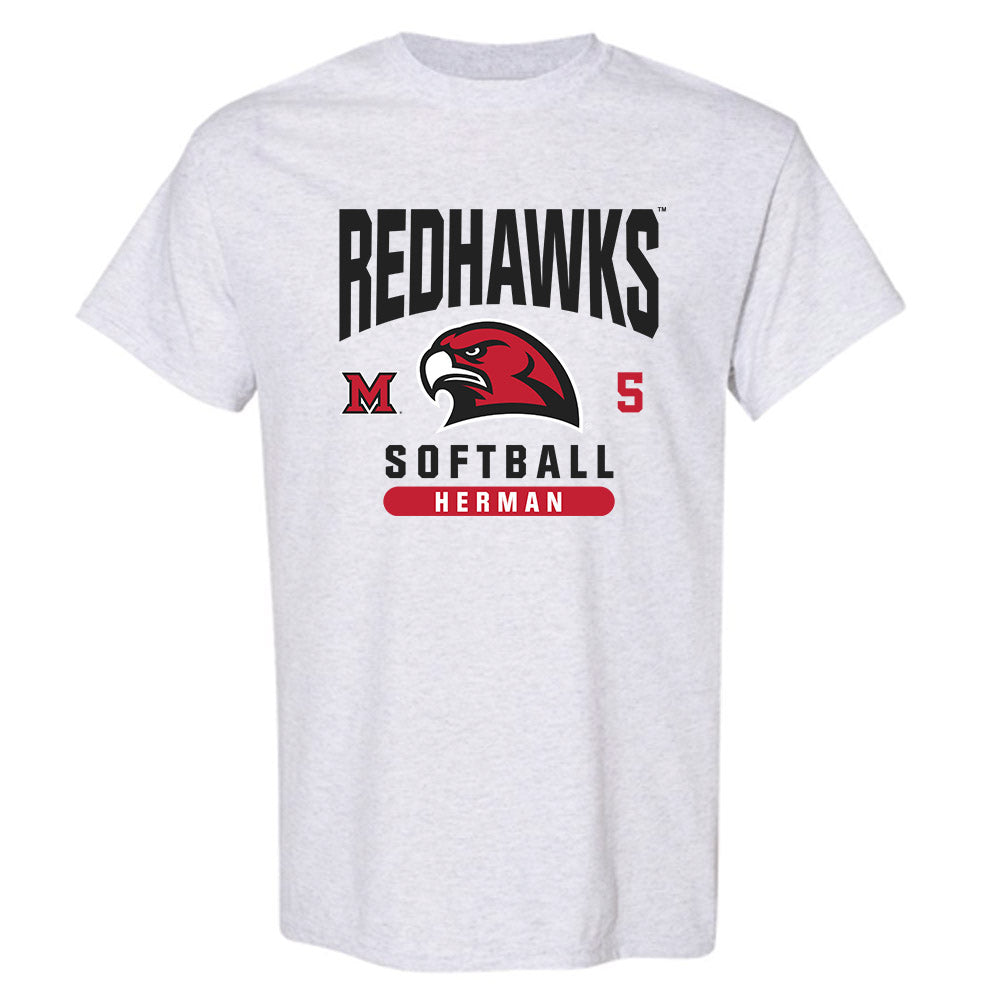 Miami of Ohio - NCAA Softball : Molly Herman - Classic Fashion Shersey T-Shirt-0