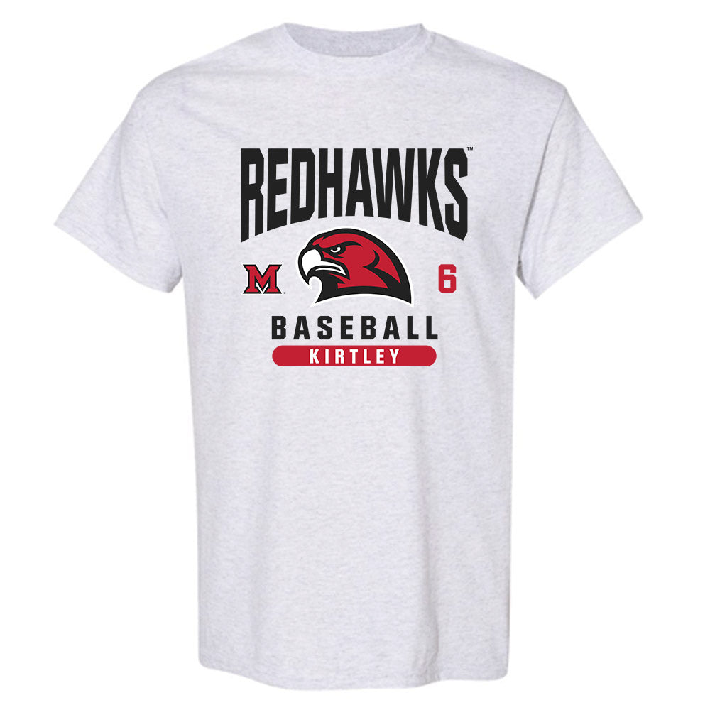 Miami of Ohio - NCAA Baseball : Ryder Kirtley - Classic Fashion Shersey T-Shirt-0