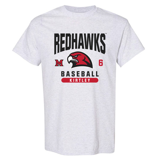 Miami of Ohio - NCAA Baseball : Ryder Kirtley - Classic Fashion Shersey T-Shirt-0