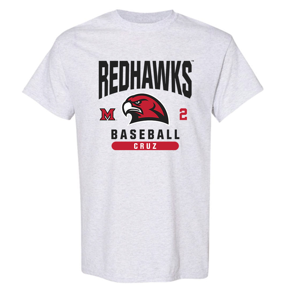 Miami of Ohio - NCAA Baseball : Diego Cruz - Classic Fashion Shersey T-Shirt-0