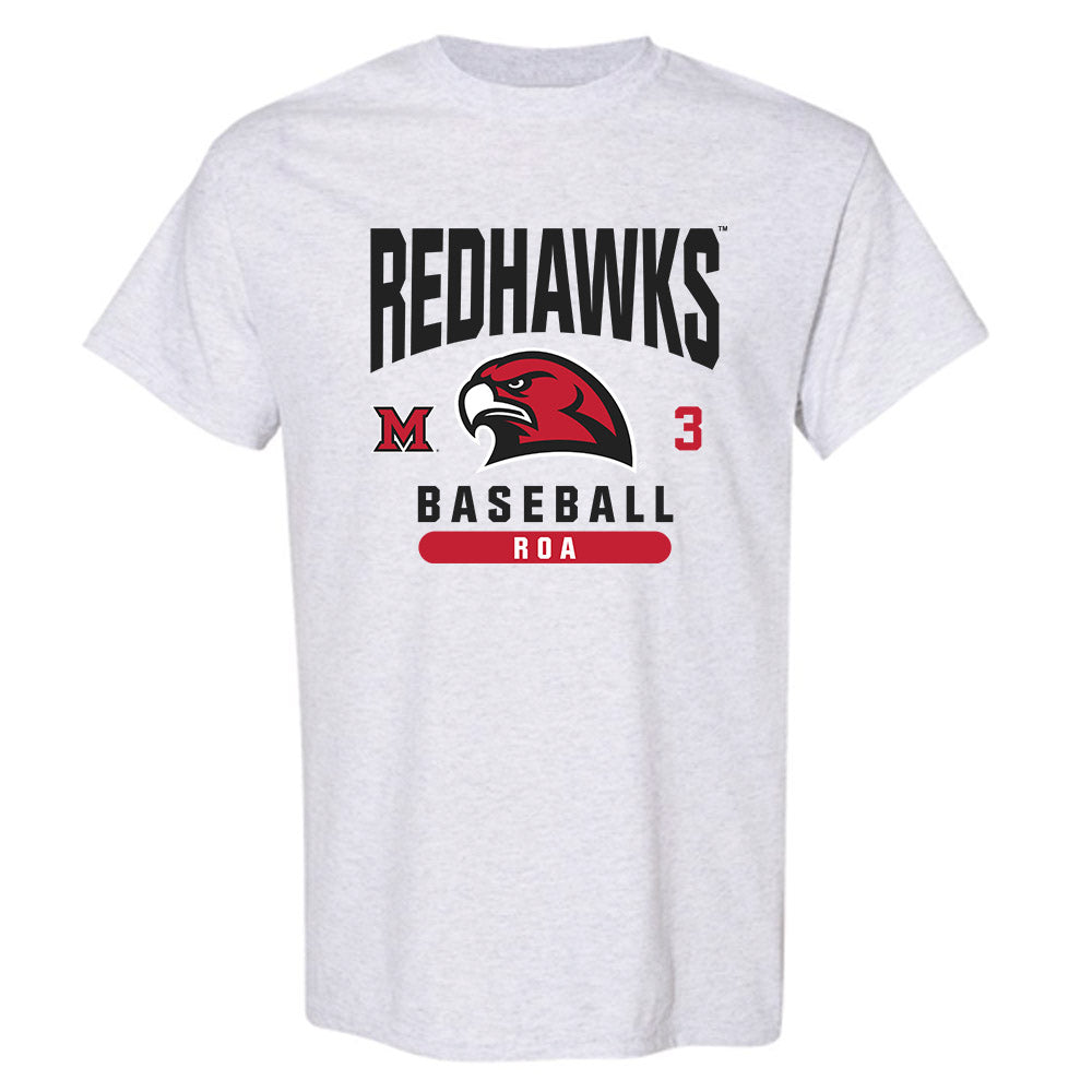 Miami of Ohio - NCAA Baseball : Christopher Roa - Classic Fashion Shersey T-Shirt-0