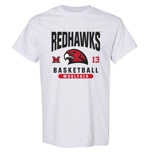 Miami of Ohio - NCAA Men's Basketball : Antwone Woolfolk - Classic Fashion Shersey T-Shirt-0
