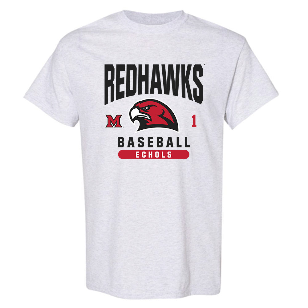 Miami of Ohio - NCAA Baseball : Taylor Echols - Classic Fashion Shersey T-Shirt-0