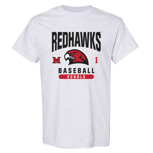 Miami of Ohio - NCAA Baseball : Taylor Echols - Classic Fashion Shersey T-Shirt-0