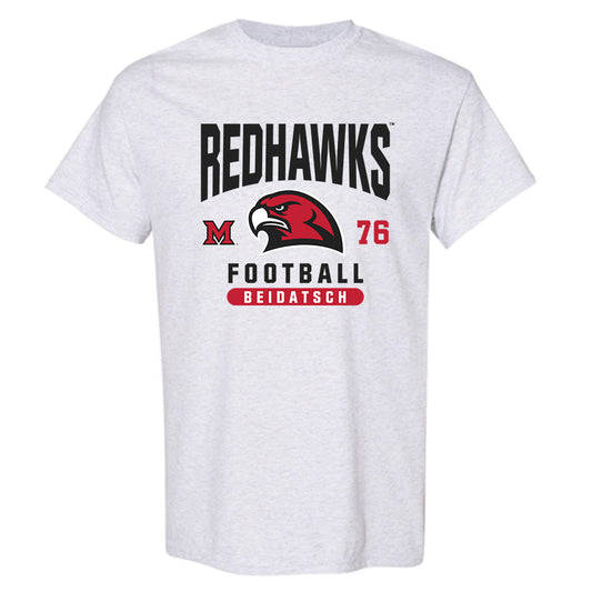 Miami of Ohio - NCAA Football : Brian Beidatsch - Classic Fashion Shersey T-Shirt-0