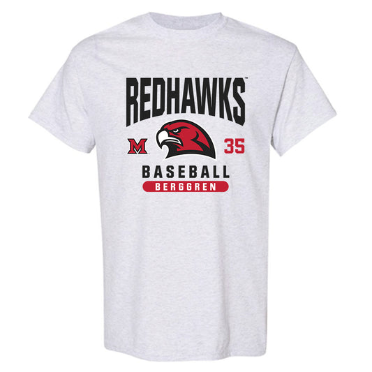 Miami of Ohio - NCAA Baseball : Austin Berggren - Classic Fashion Shersey T-Shirt-0