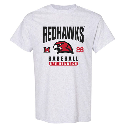 Miami of Ohio - NCAA Baseball : Mason Breidenbach - Classic Fashion Shersey T-Shirt-0