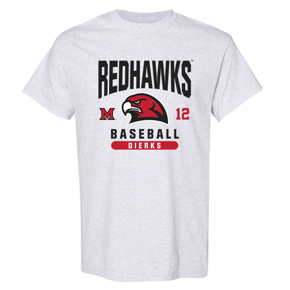 Miami of Ohio - NCAA Baseball : Marcus Dierks - Classic Fashion Shersey T-Shirt-0
