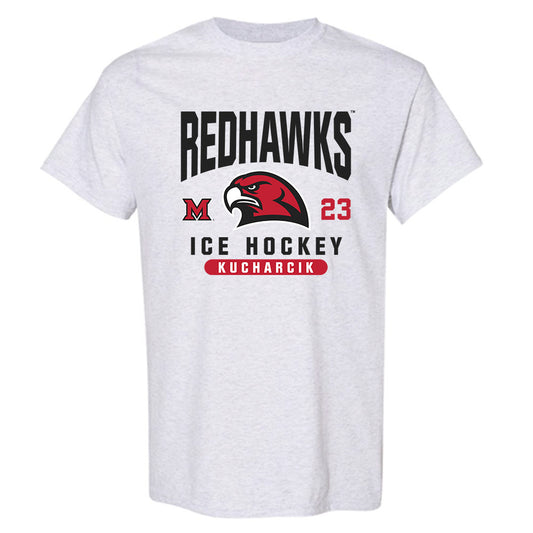 Miami of Ohio - NCAA Men's Ice Hockey : Matous Kucharcik - Classic Fashion Shersey T-Shirt-0