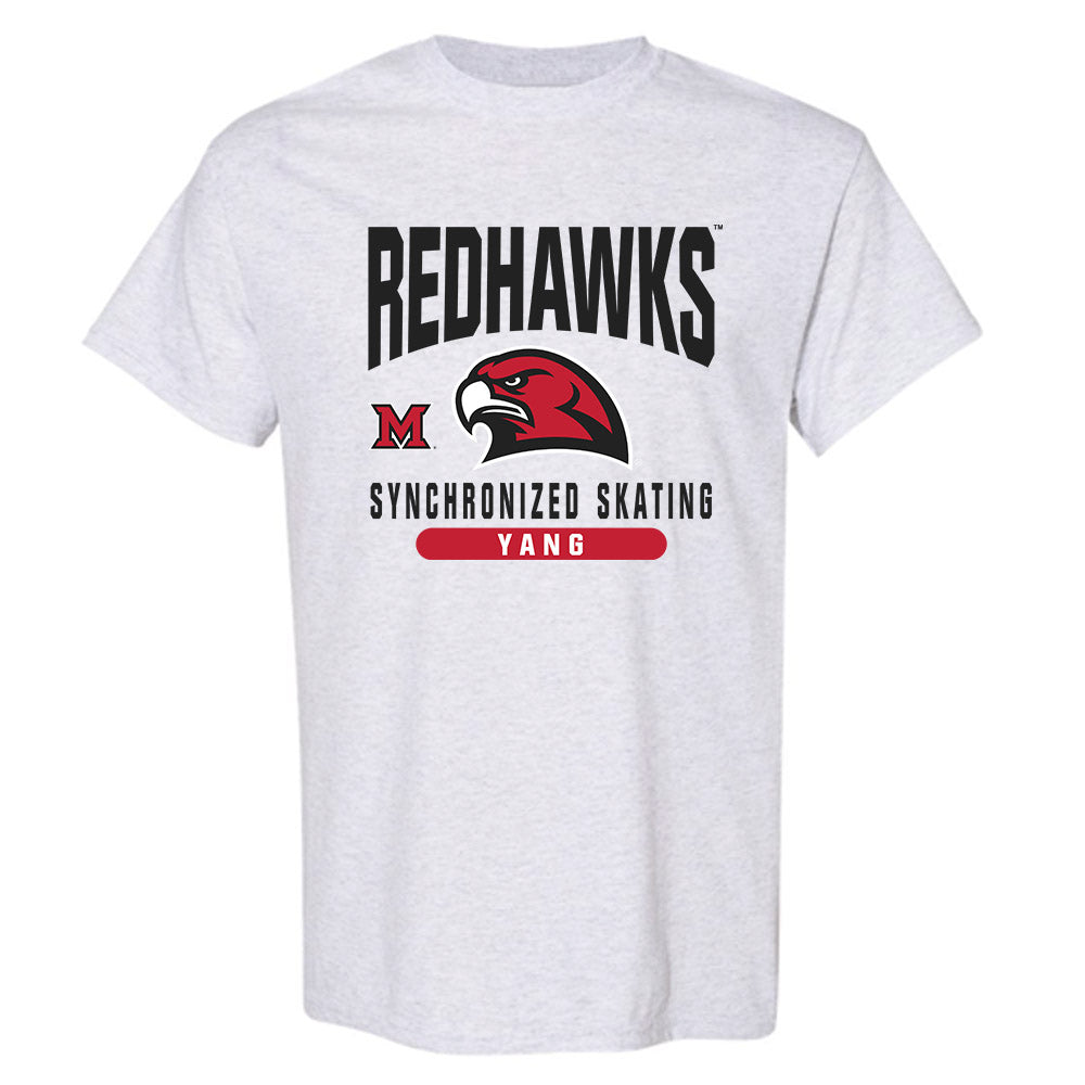 Miami of Ohio - NCAA Women's Synchronized Skating : Hannah Yang - Classic Fashion Shersey T-Shirt-0