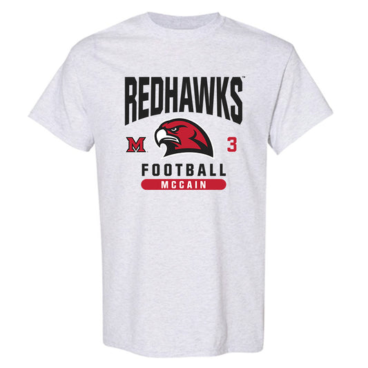 Miami of Ohio - NCAA Football : Malcolm McCain - Classic Fashion Shersey T-Shirt-0