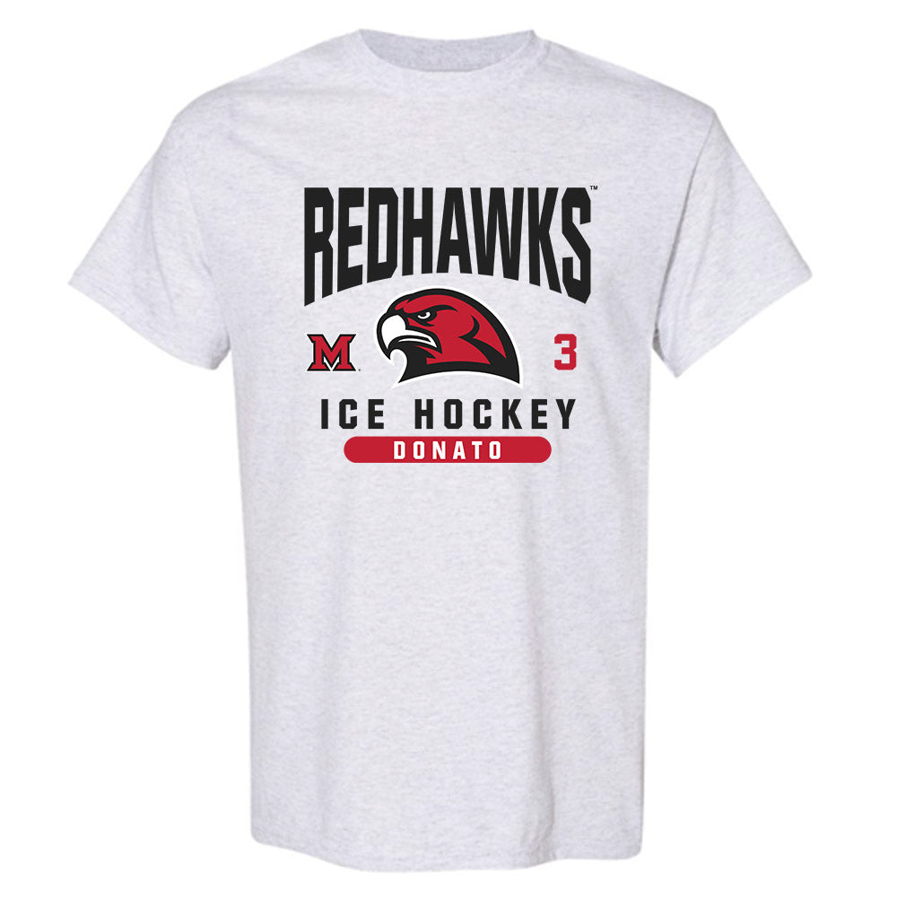 Miami of Ohio - NCAA Men's Ice Hockey : Nick Donato - Classic Fashion Shersey T-Shirt-0