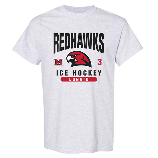 Miami of Ohio - NCAA Men's Ice Hockey : Nick Donato - Classic Fashion Shersey T-Shirt-0