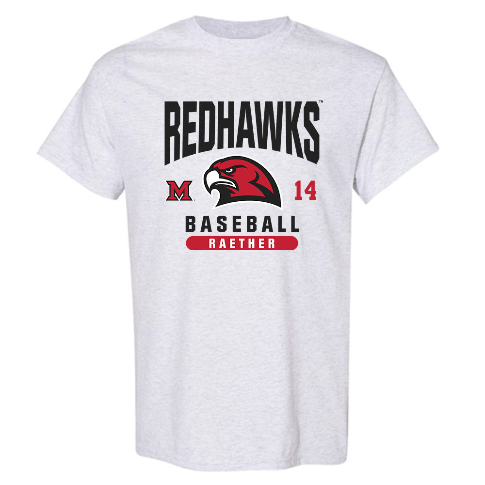 Miami of Ohio - NCAA Baseball : Carson Raether - Classic Fashion Shersey T-Shirt-0