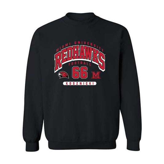 Miami of Ohio - NCAA Football : Dominik Kosznicki - Classic Fashion Shersey Crewneck Sweatshirt-0
