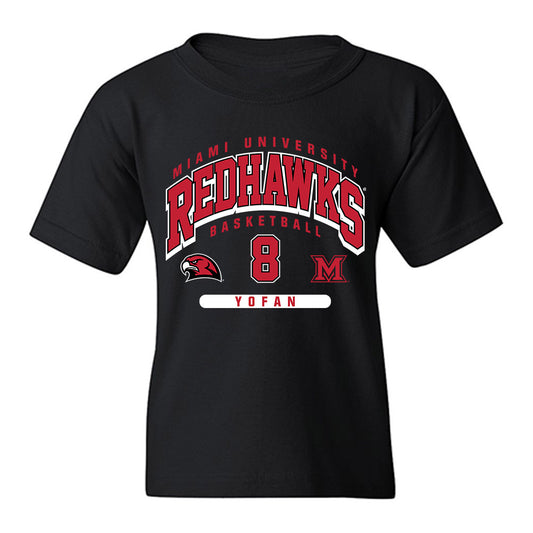 Miami of Ohio - NCAA Men's Basketball : Eli Yofan - Classic Fashion Shersey Youth T-Shirt-0