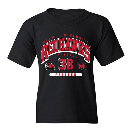 Miami of Ohio - Baseball Alumni : Kaden Pfeffer - Classic Fashion Shersey Youth T-Shirt-0