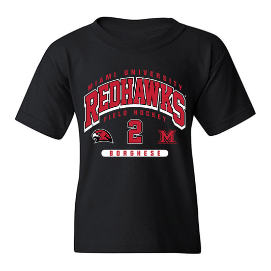 Miami of Ohio - NCAA Women's Field Hockey : Sophia Borghese - Classic Fashion Shersey Youth T-Shirt-0